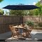 Outdoor 7.5 Feet Patio Umbrella with Sun-Proof Fabric and Push Button Tilt